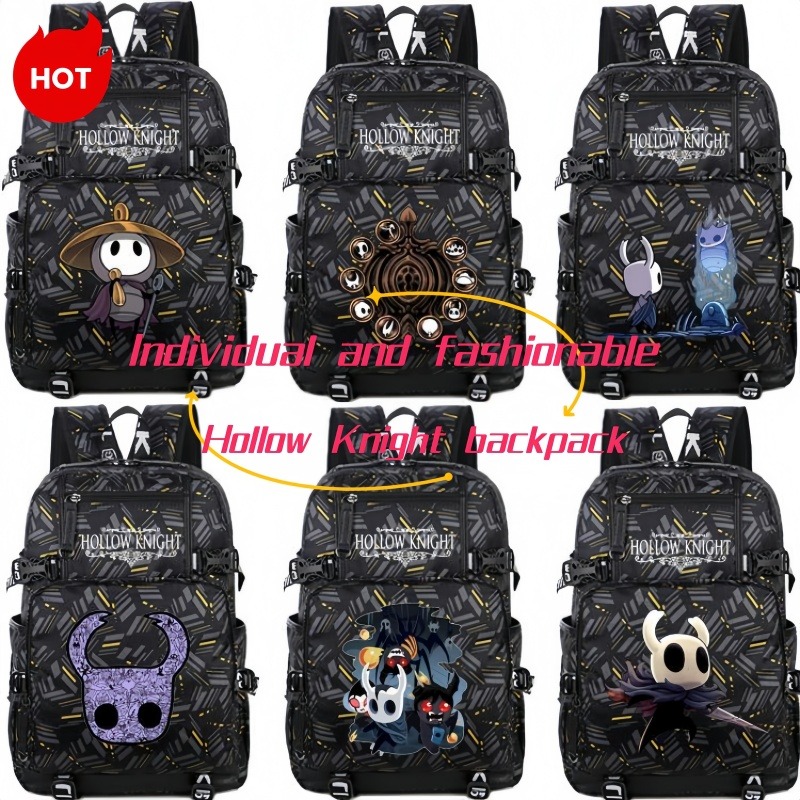 School Backpack Teen - Hollow Knight Rugzak Anime Cartoon Persoonlijkheid