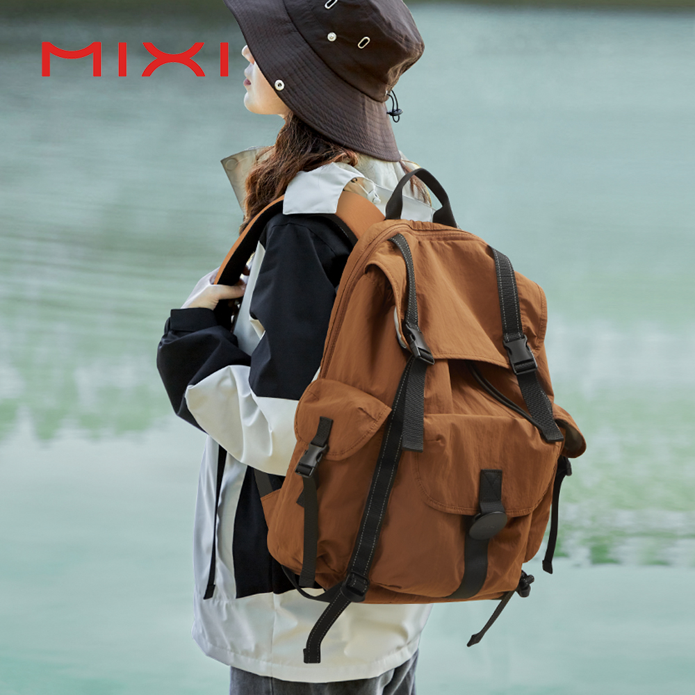 Hiking Backpack Waterproof - Mixi reisrugzak 18 inch handbagage laptoprugzak