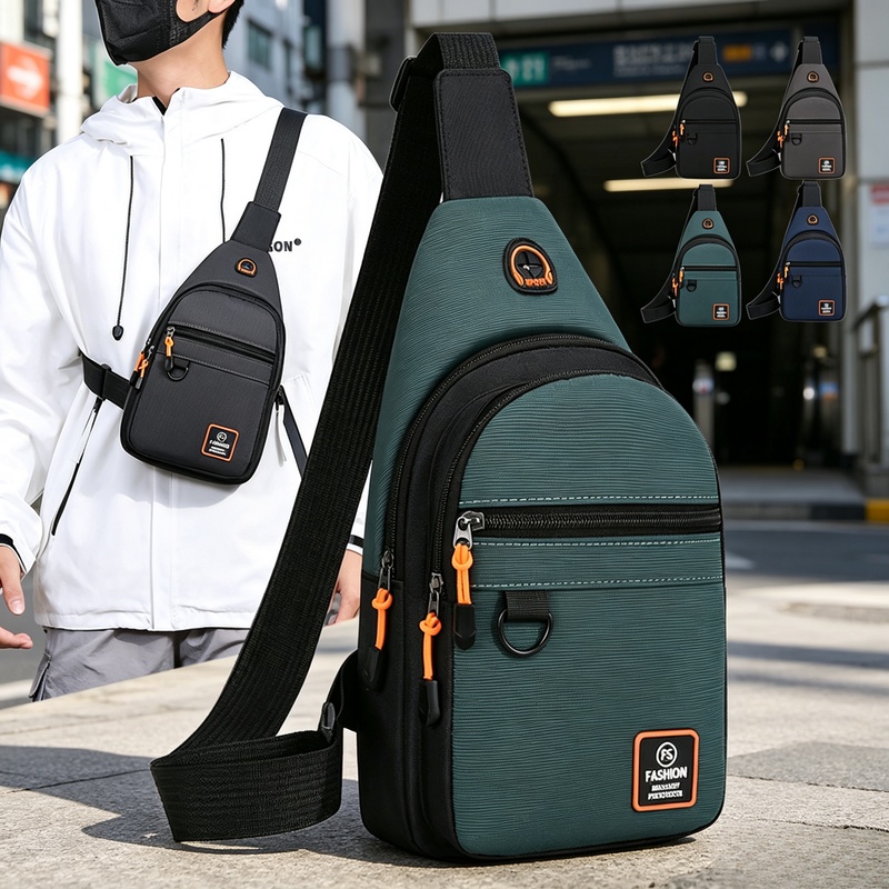 Hiking Backpack Waterproof - Waterdichte sport-crossbody-borsttas voor heren, vrije tijd,