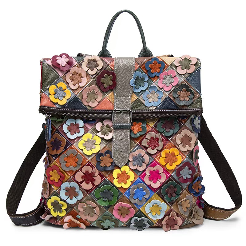 Vintage dames lederen rugzak b - Fashion Backpack Women recensie en prijs