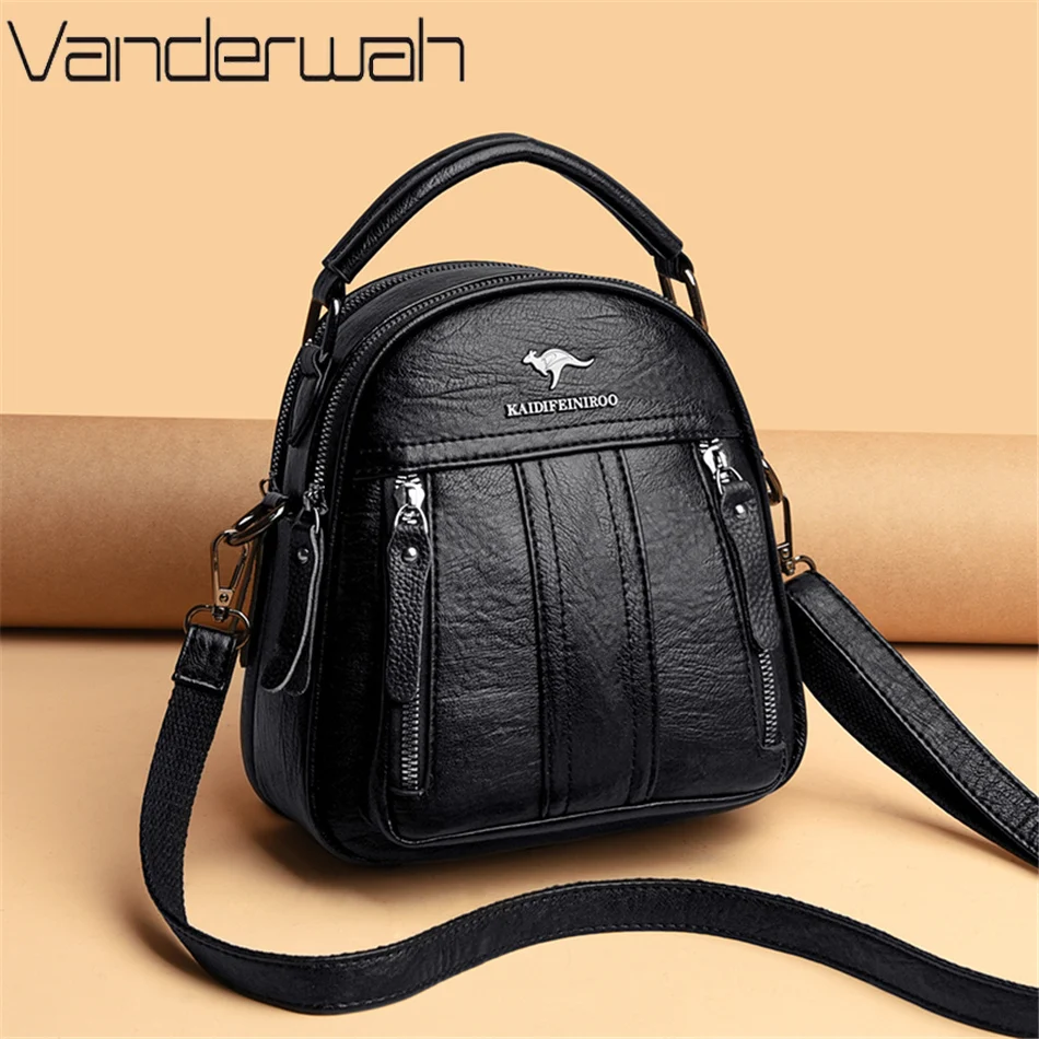 4-in-1 leren rugzakken Multifu - Mini Backpack Purse recensie en prijs