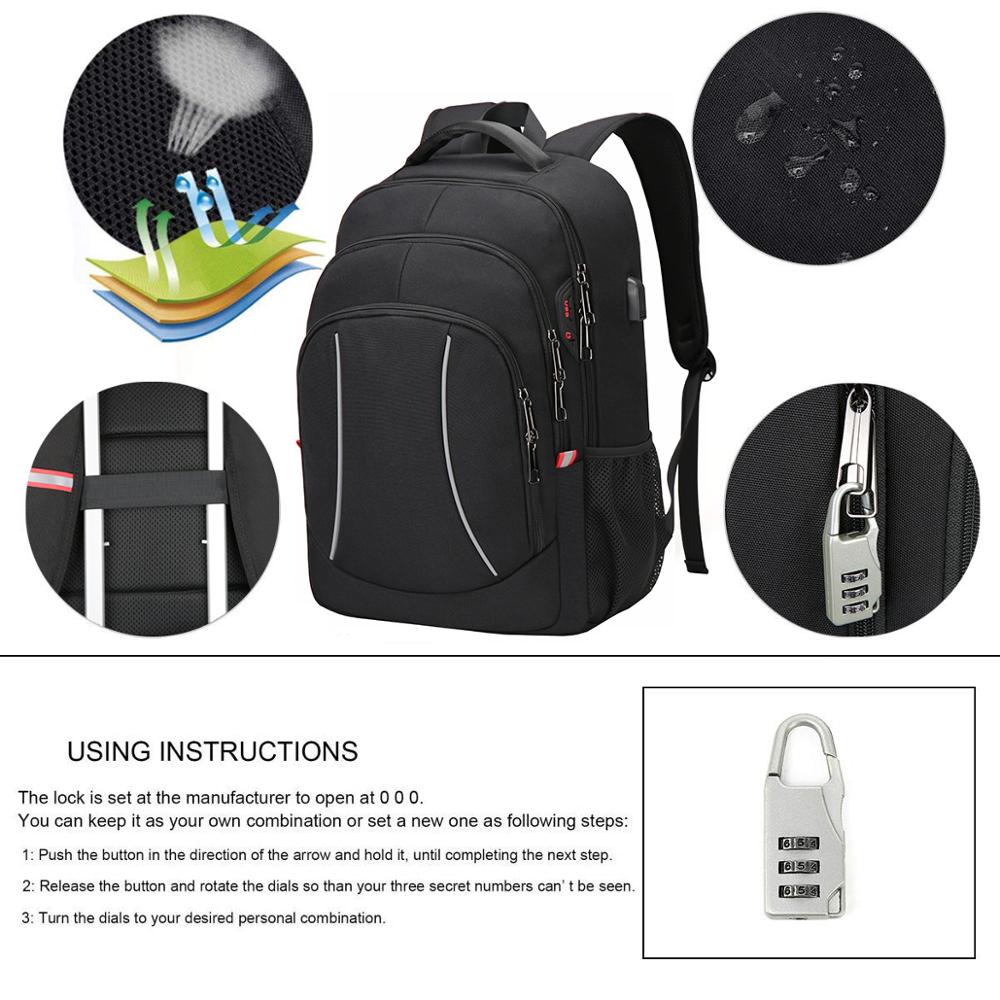 Mannen Multifuction Reizen Lap - Travel Backpack Anti Theft recensie en prijs