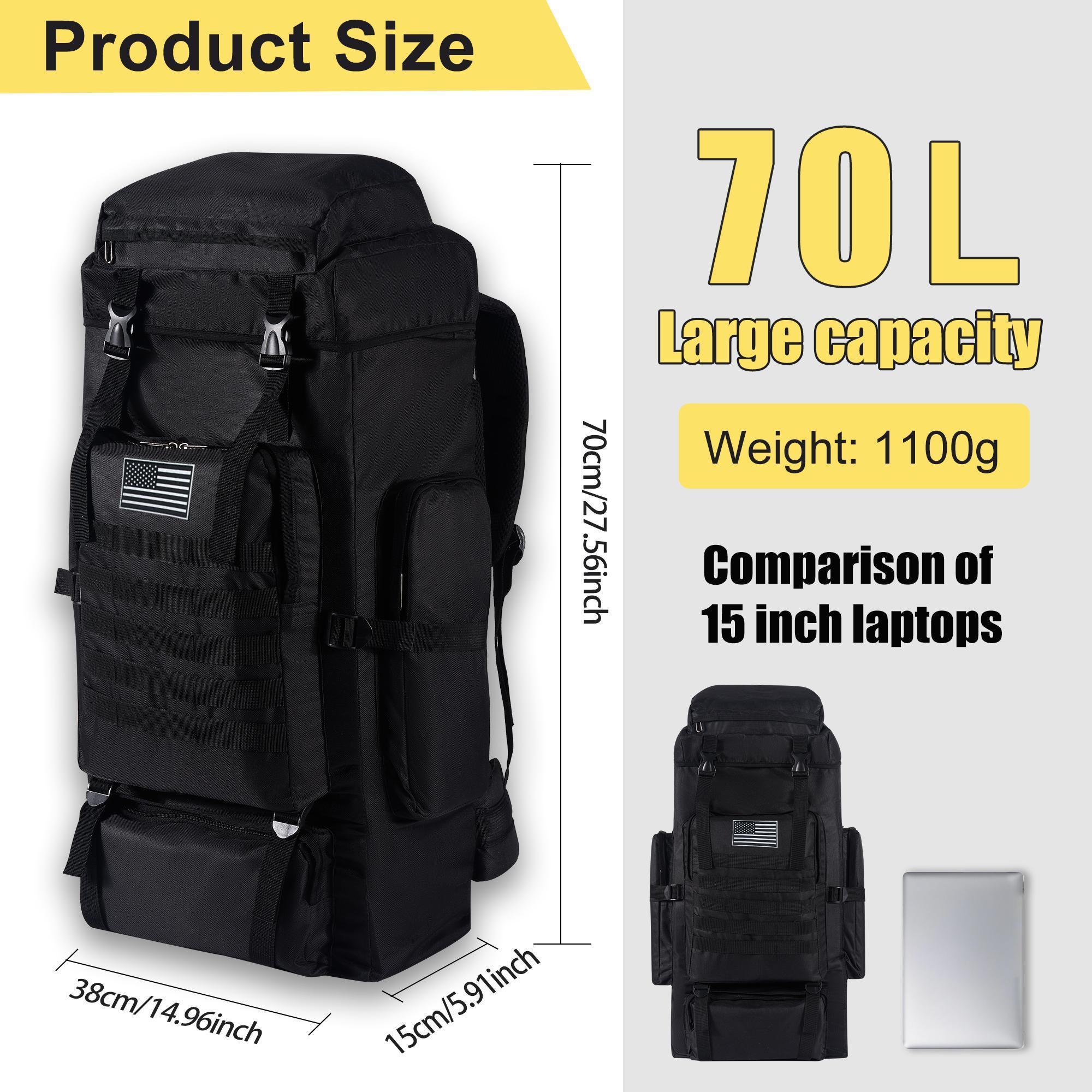 70L professionele wandelrugzak - Hiking Backpack Waterproof recensie en prijs