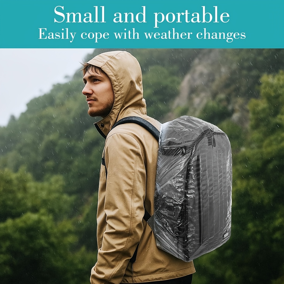 10 stuks elastische wegwerprug - Rain Cover Backpack recensie en prijs
