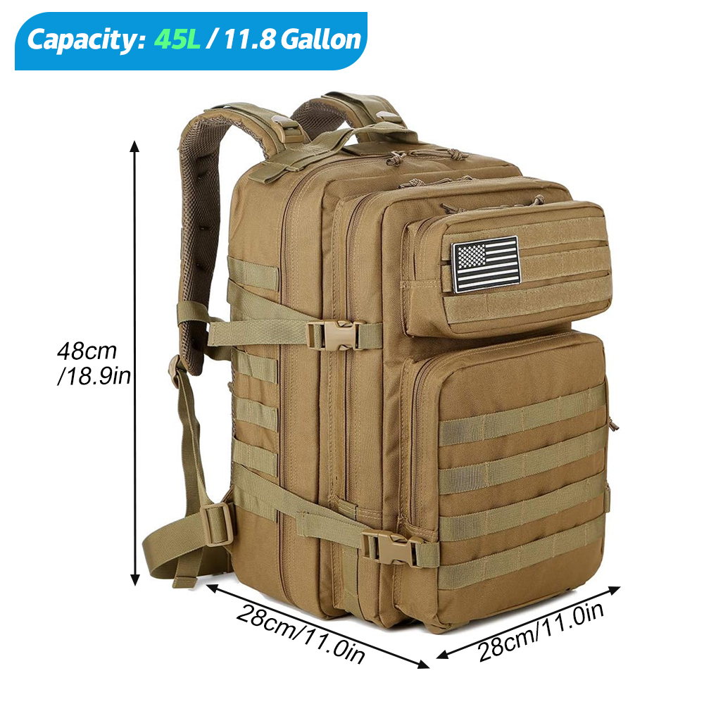 45L Tactische Rugzak Voor Mann - Urban Backpack Tactical recensie en prijs