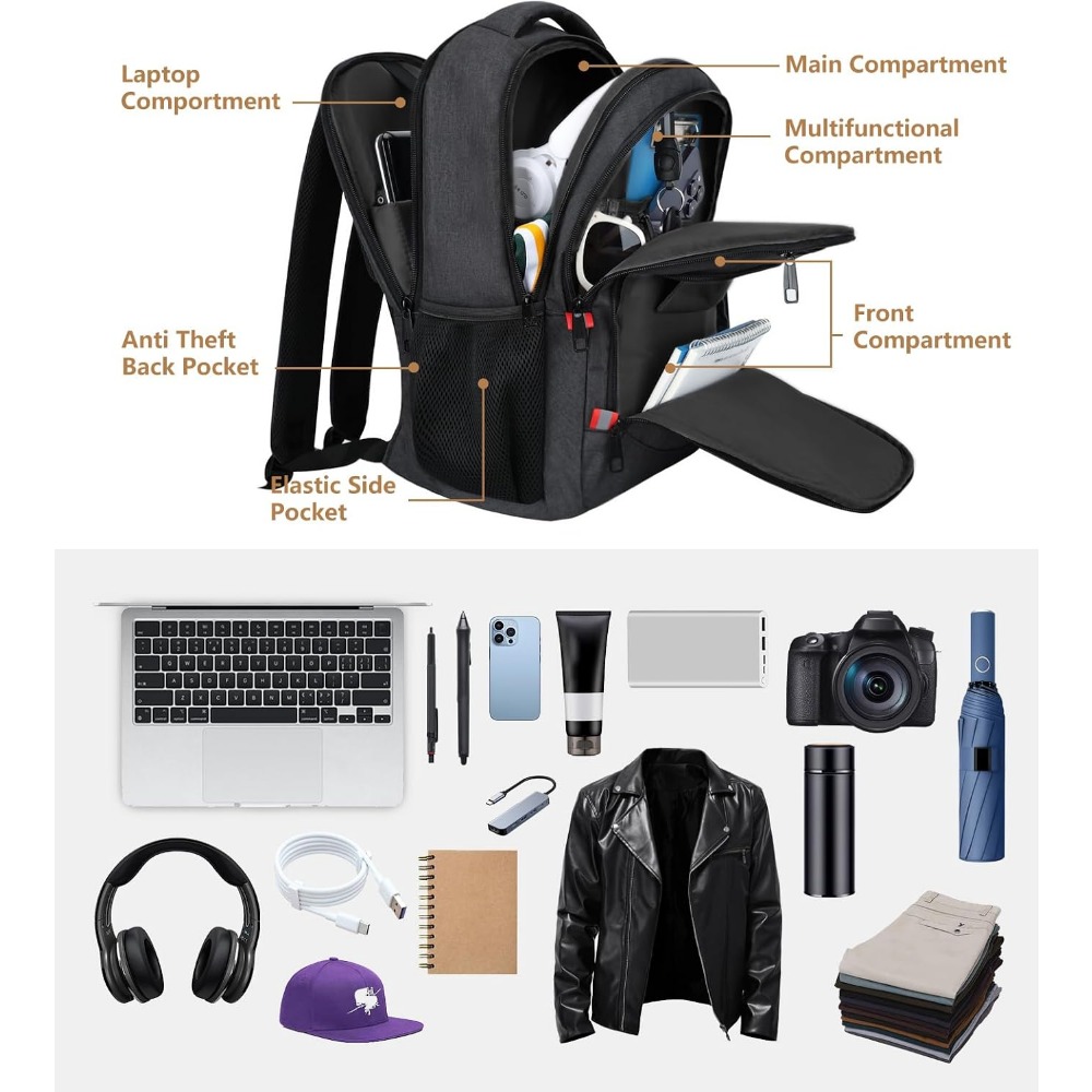 Schoolrugzak voor heren, voor  - School Backpack Teen recensie en prijs